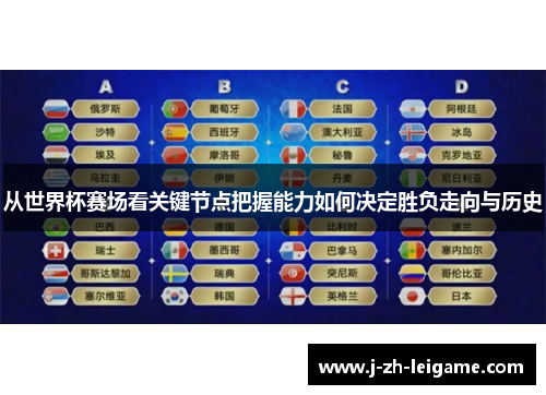 从世界杯赛场看关键节点把握能力如何决定胜负走向与历史
